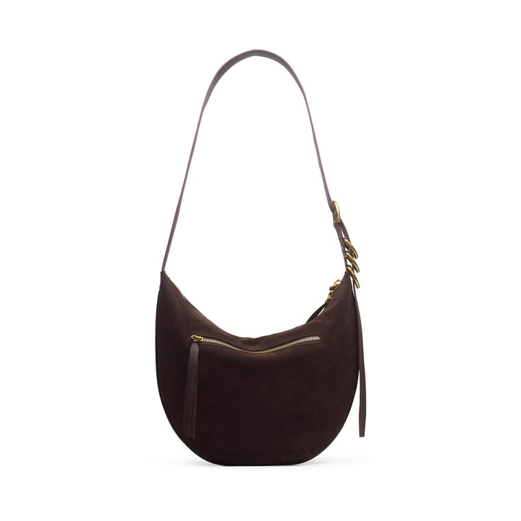 Mercer Medium Suede Shoulder Bag image number null