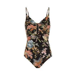 Tallow Gather Plunge One-Piece Swimsuit