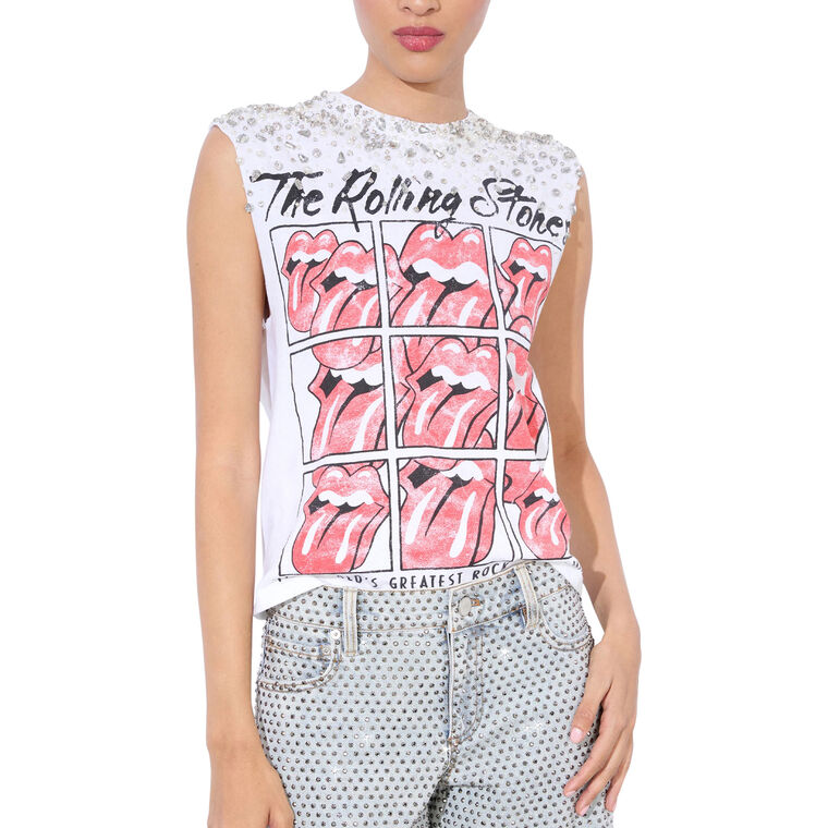 Micah Embellished Muscle Tank image number null