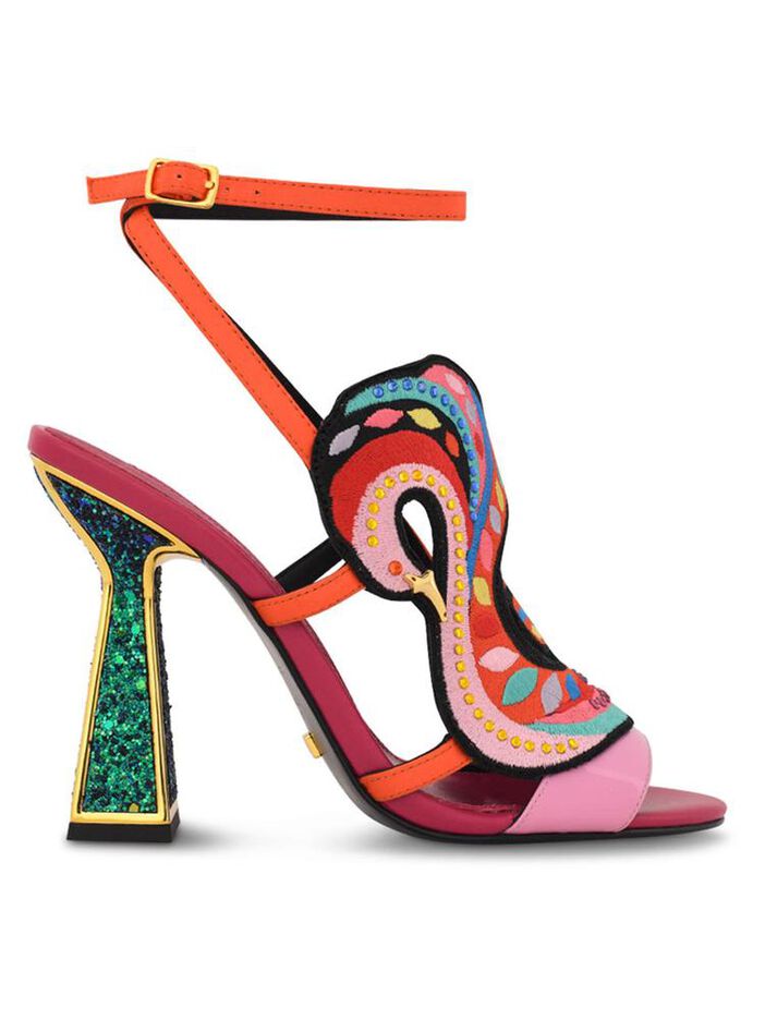 Skylar Satin Hourglass Heel image number null