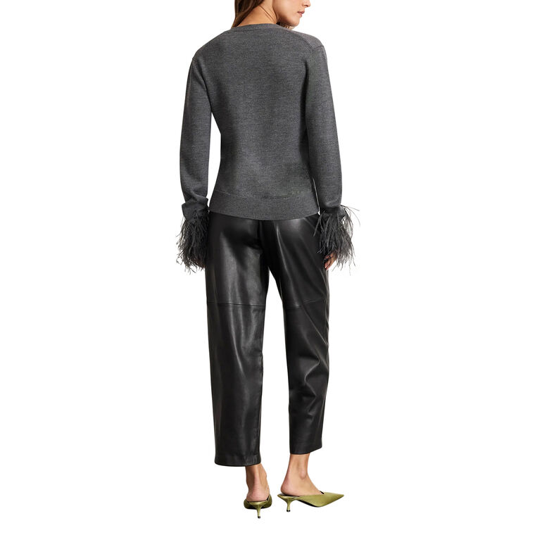 Charlotte Long Sleeve Feather Cuff Cardigan image number null