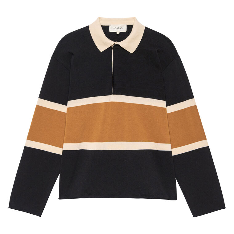 The Rugby Long Sleeve Pullover Sweater image number null