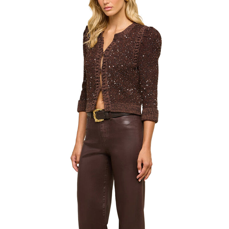 Thistle Sequined Cardigan image number null