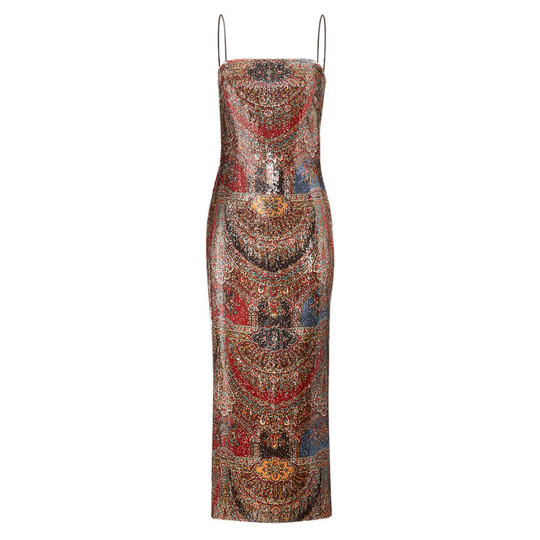 Leda Sequin Dress image number null