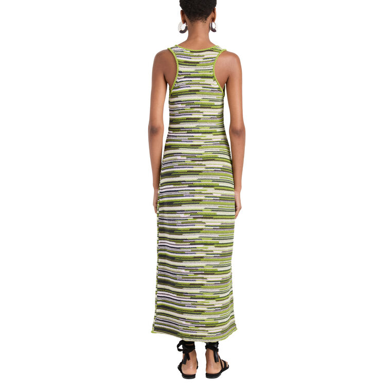 Zinah Knit Dress in Linen Dry Rib image number null