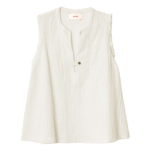 Portia Sleeveless V-Neck Top