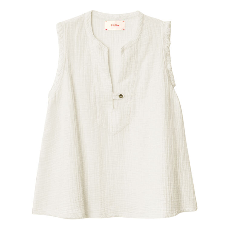 Portia Sleeveless V-Neck Top image number null