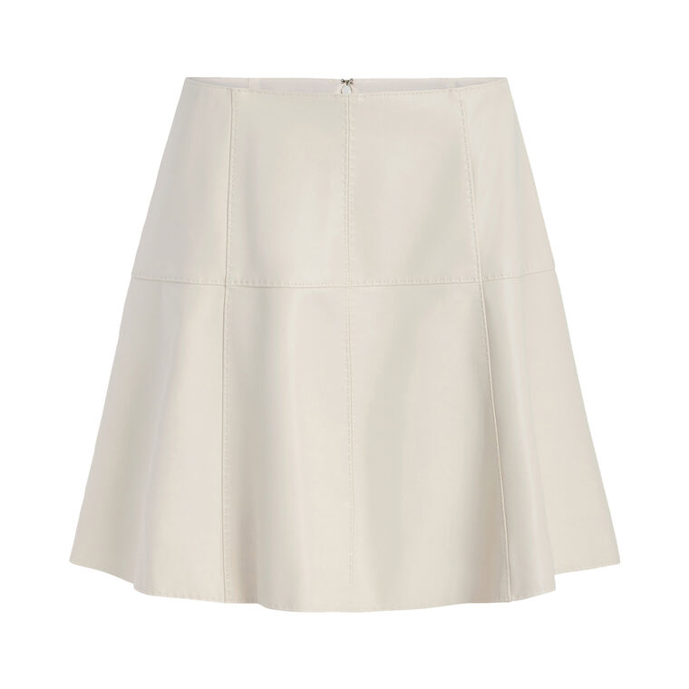 Crawford Vegan Leather Mini Skirt image number null