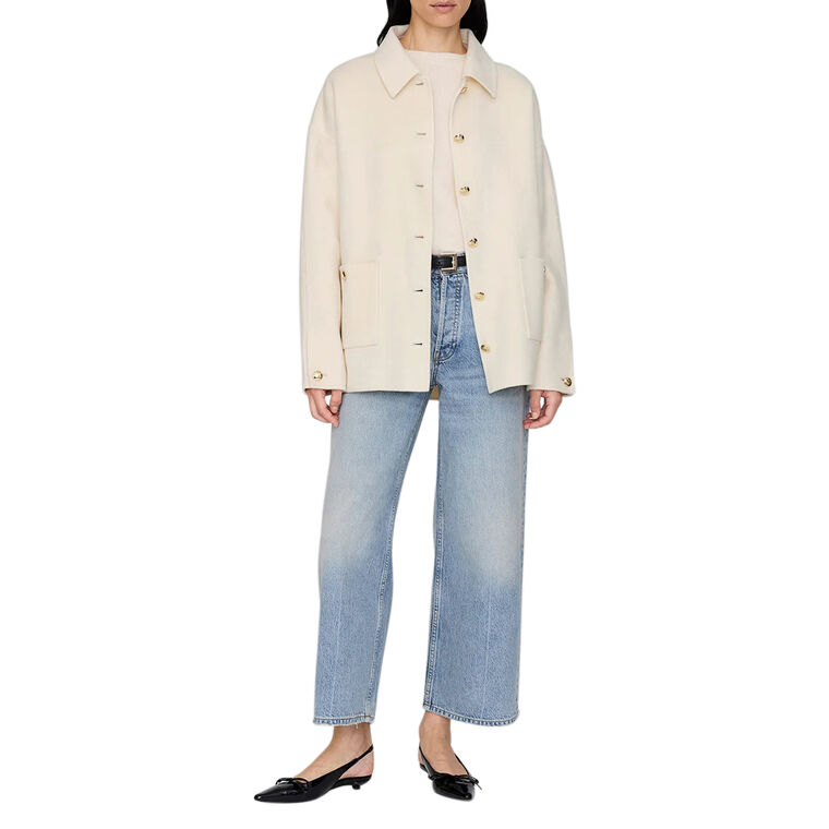 Luca Wool-Cashmere Patch Pocket Jacket image number null