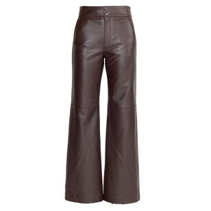 Zoe Wide-Leg Leather Pant