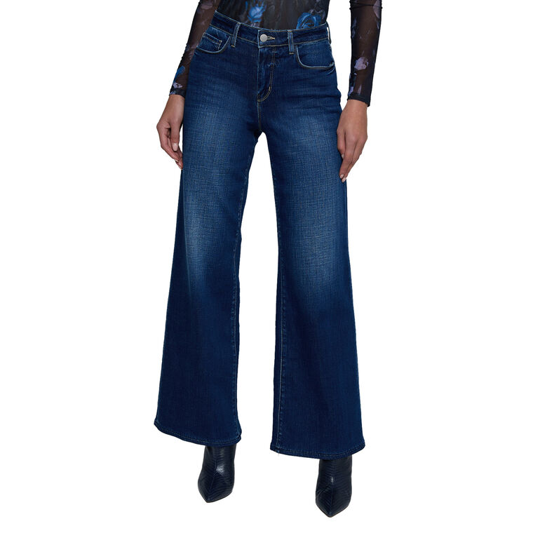 Alicent High Rise Sneaker Wide-Leg Jean image number null