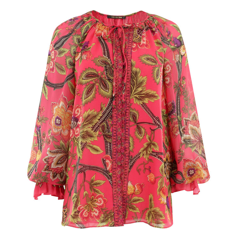 Shahar Floral Print Blouse image number null