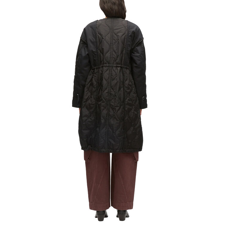 Quilted Nylon Liner Coat image number null