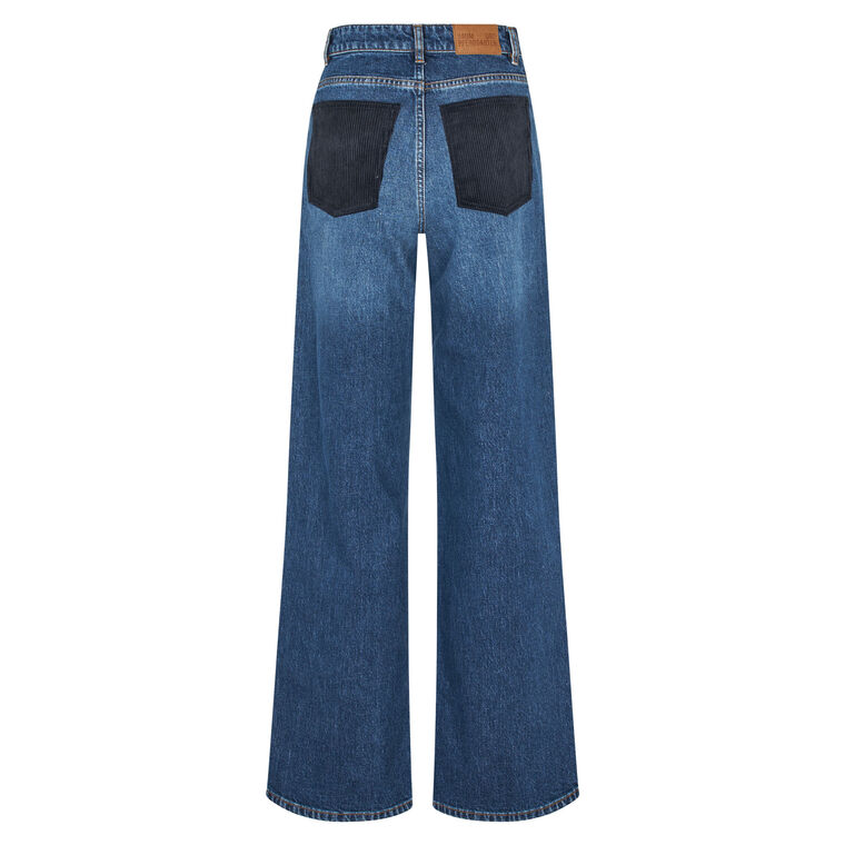 Nini Worn Out Wide-Leg Denim image number null