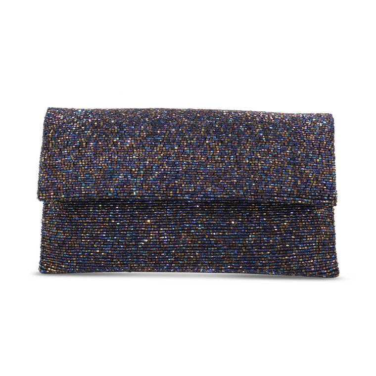 Fully Beaded Envelope Clutch image number null