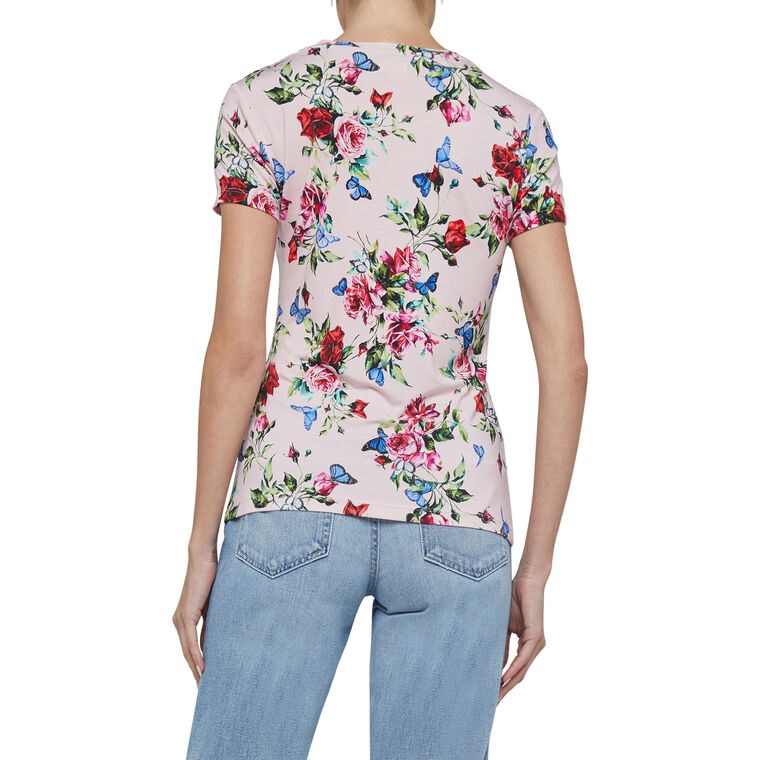 Ressi Short Sleeve Crew Neck Fitted Tee image number null