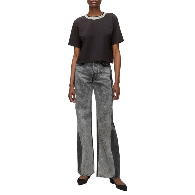 Sebastian Crystal-Embellished Short-Sleeve T-Shirt image number null