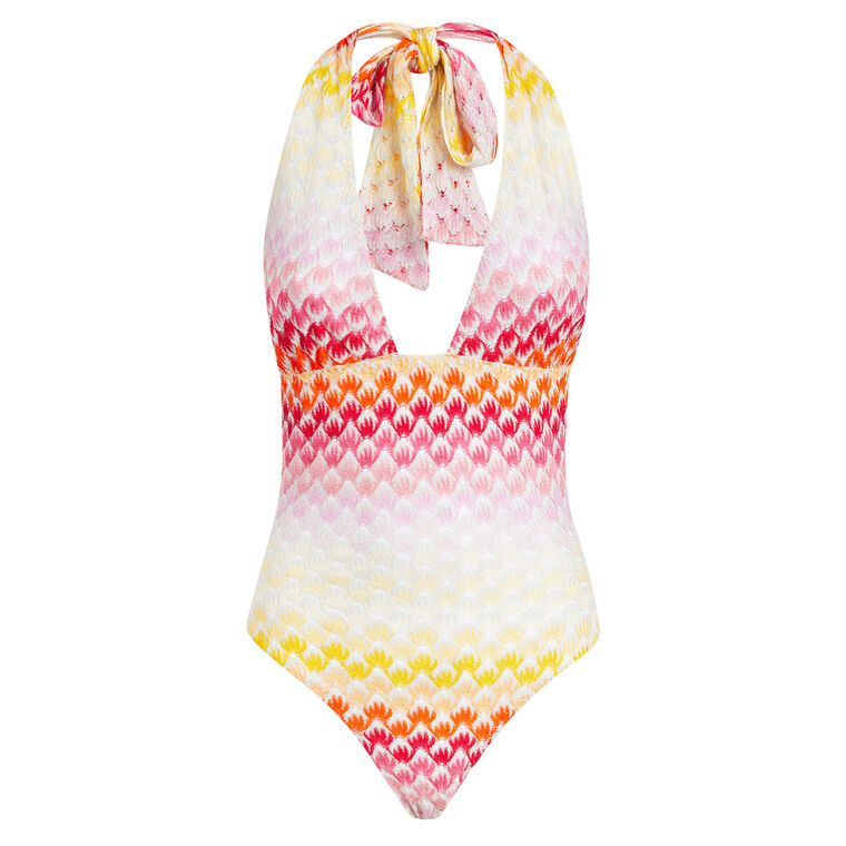 Degrade Lace-Effect One-Piece image number null