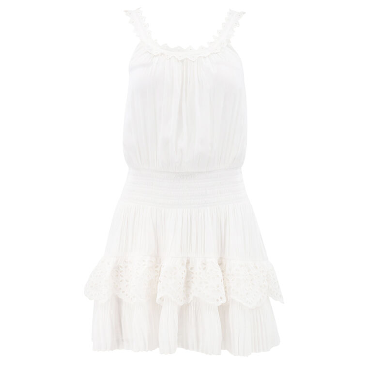 Carla Smocked Mini Dress image number null