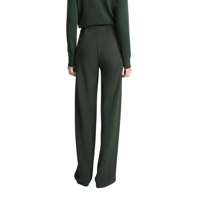 High-Waist Crepe Bias Pant image number null