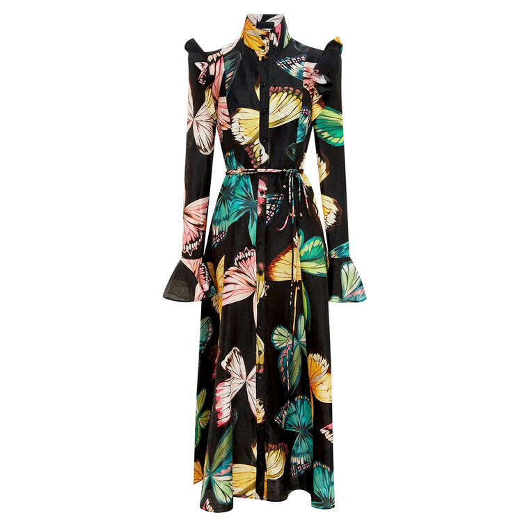 Katrina Butterfly Midi Dress image number null