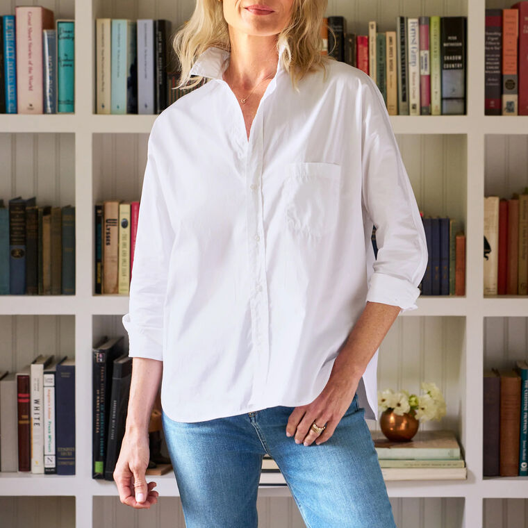 Oona Continuous Sleeve Button-Up Shirt image number null