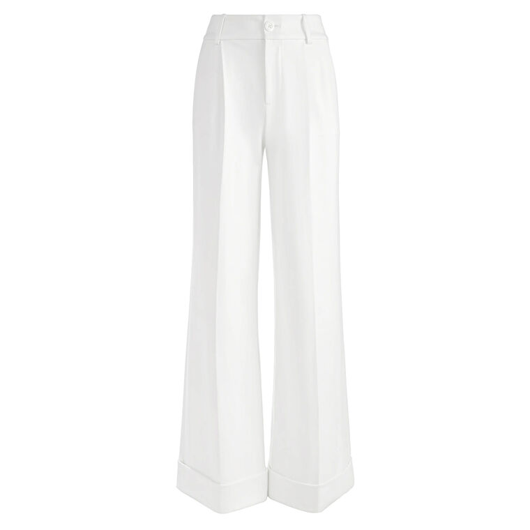 Tomasa High Rise Wide Leg Cuff Pant image number null