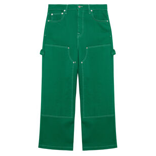 Xavier Cropped Denim Carpenter Pant