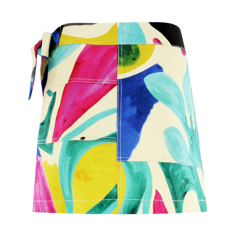 Bay Color Blocked Skirt image number null