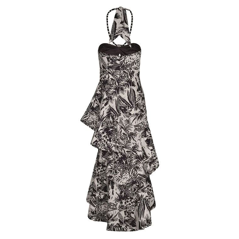 The Comeback Sleeveless Ruffle Maxi Dress image number null