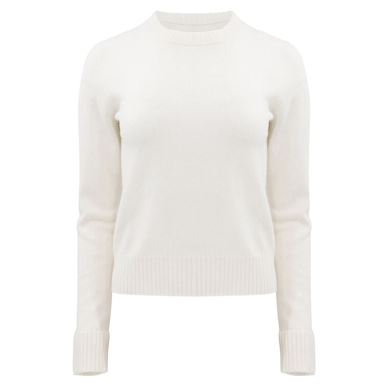 Classic Crew Neck Cashmere Sweater image number null