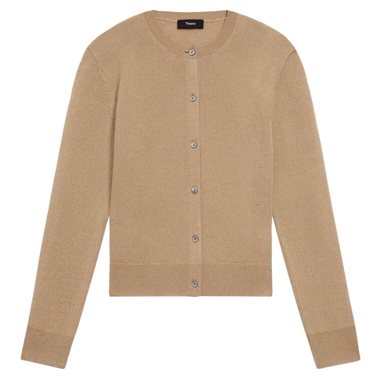 Crewneck Cashmere Cardigan image number null