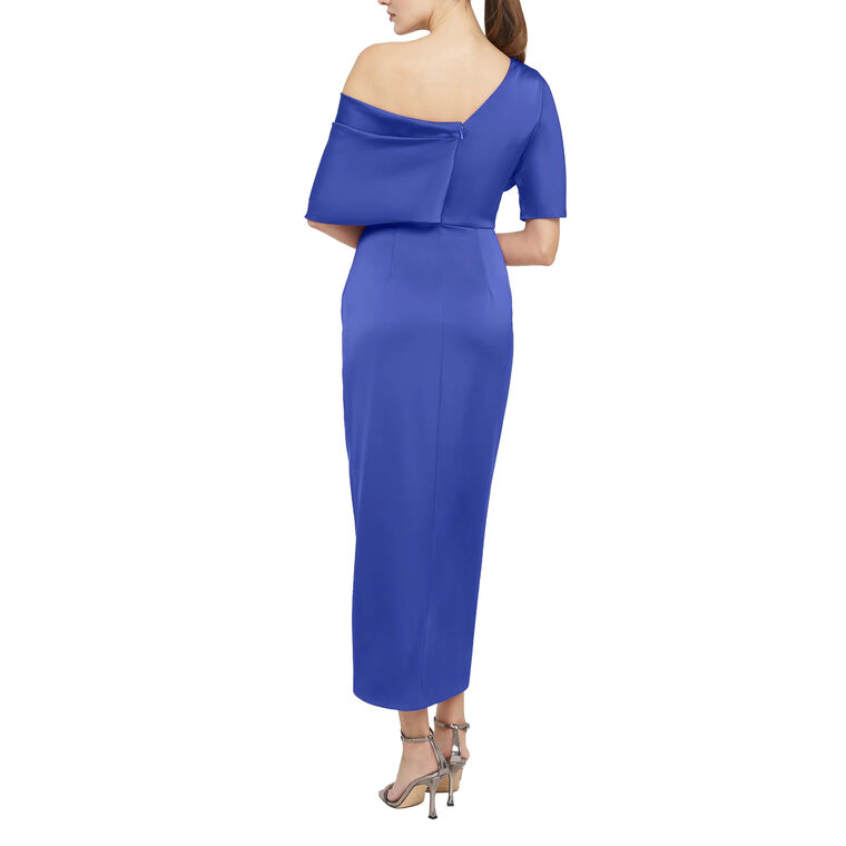 Rayna One Shoulder Draped Gown image number null