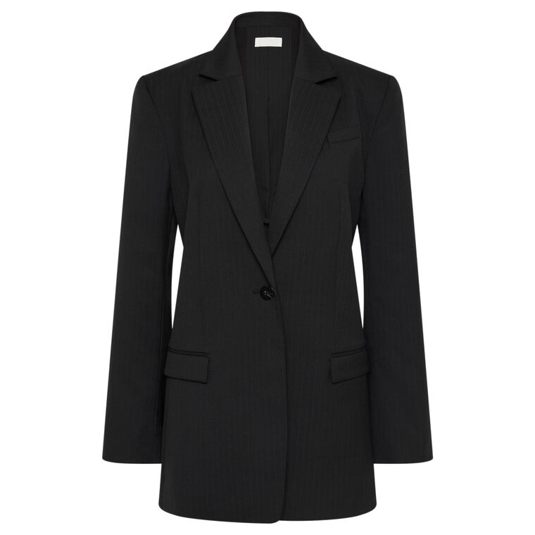 Split Back Single-Breasted Blazer image number null