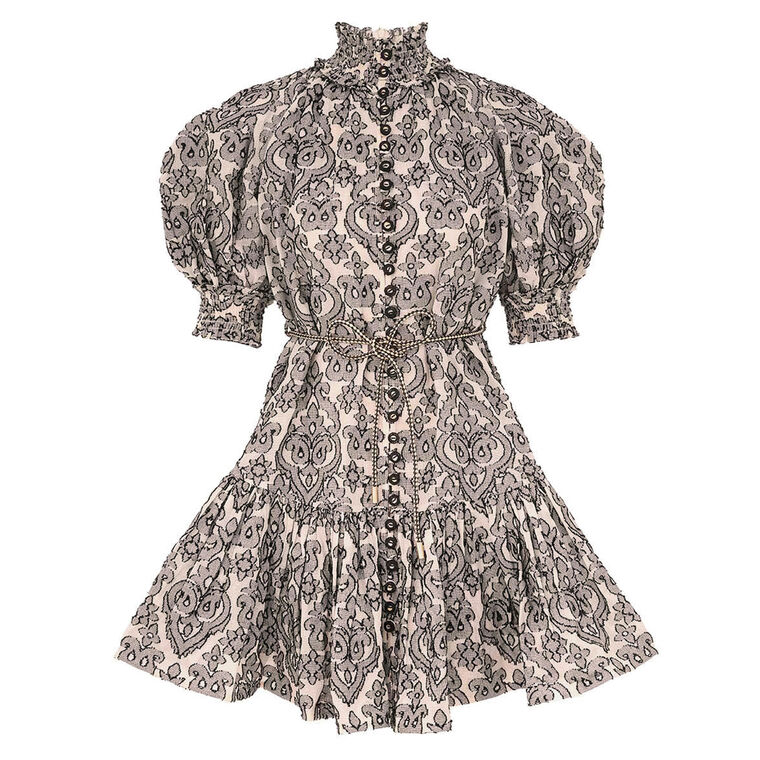 Wylie Lantern Mini Dress image number null