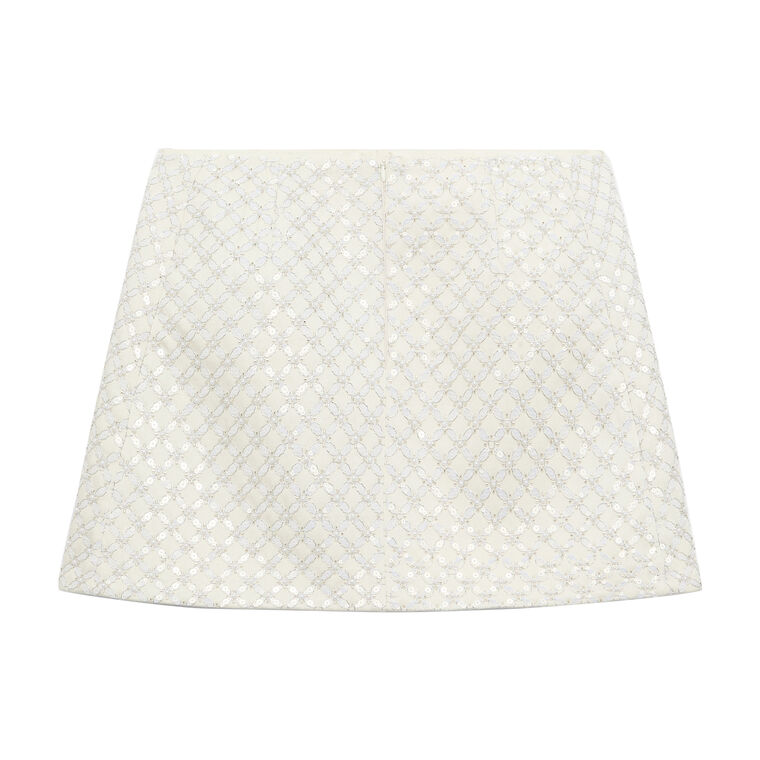 Sparkling Statement Sequin-Embellished Mini Skirt image number null