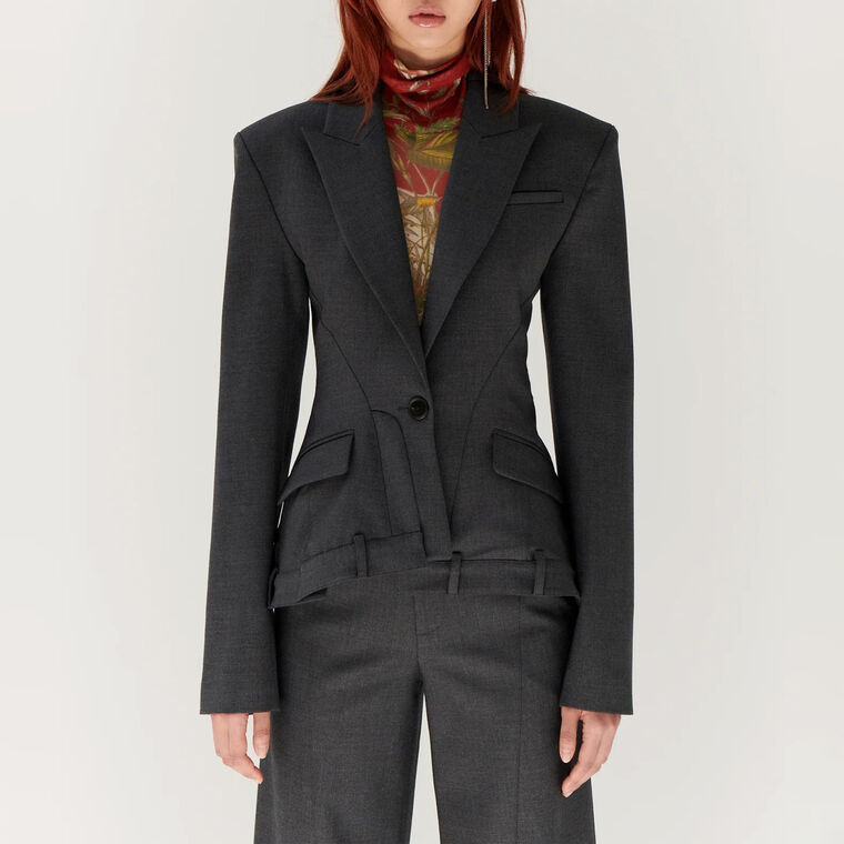 Fitted Deconstructed Jacket image number null
