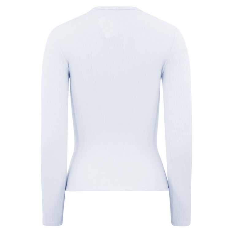 Quincy Long Sleeve Fitted Crewneck Tee image number null