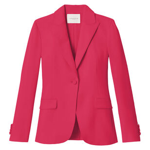 Finesse Crepe Peak Lapel Blazer