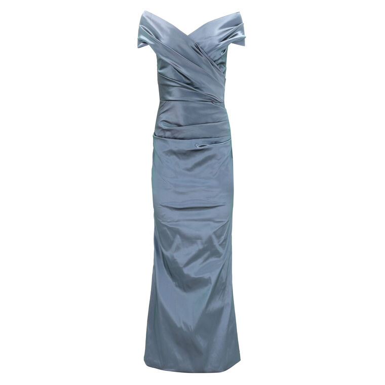 Stretch Taffeta Gown image number null
