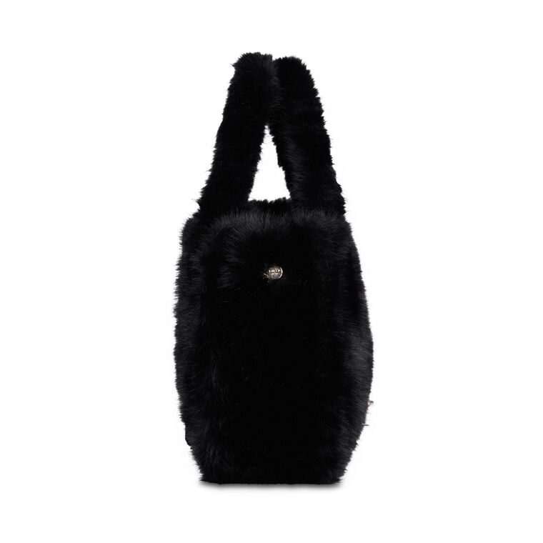 Oversized Faux Fur Tote image number null