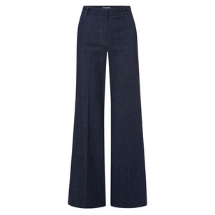Crue High-Waisted Wide-Leg Denim Pant