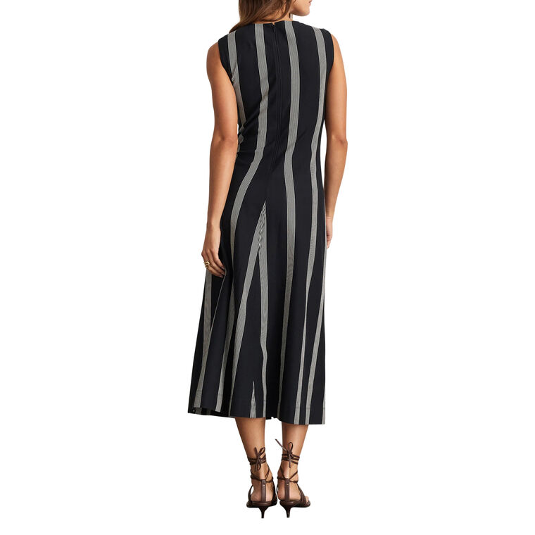 Theo Sleeveless Striped Midi Dress image number null