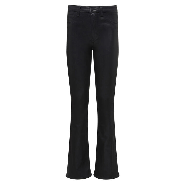 Marty Coated High Rise Flare Jean image number null