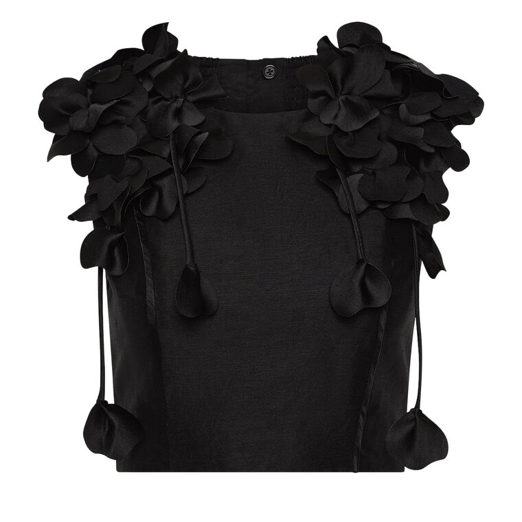 Camille Sleeveless Flower Top image number null