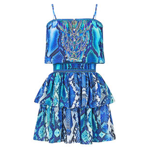 Shirred Waist Mini Dress