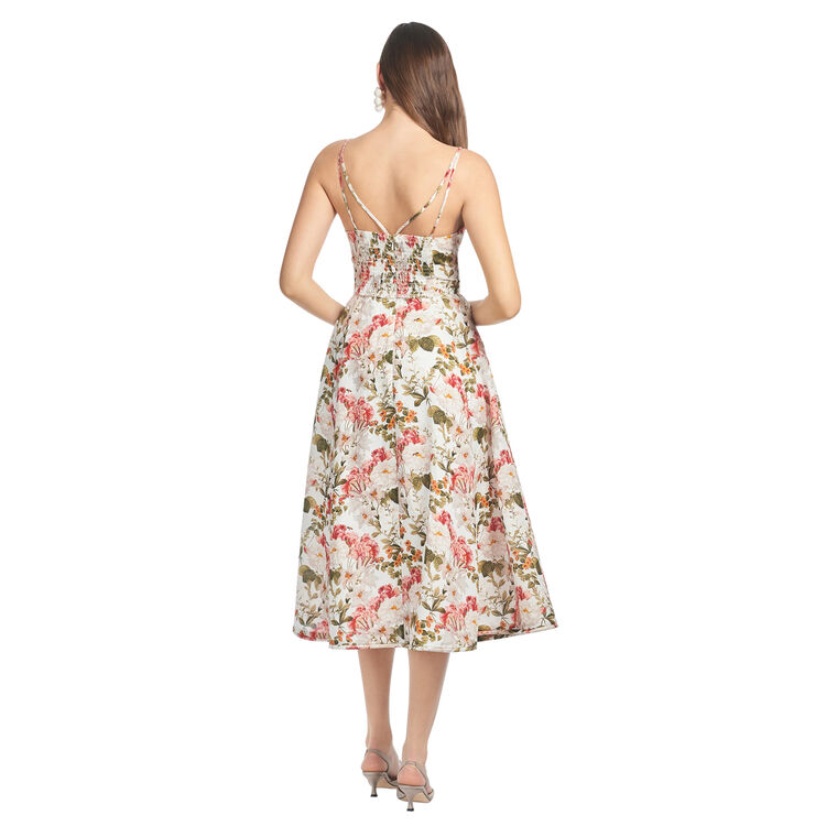 Jacinta Sleeveless Floral Midi Dress image number null