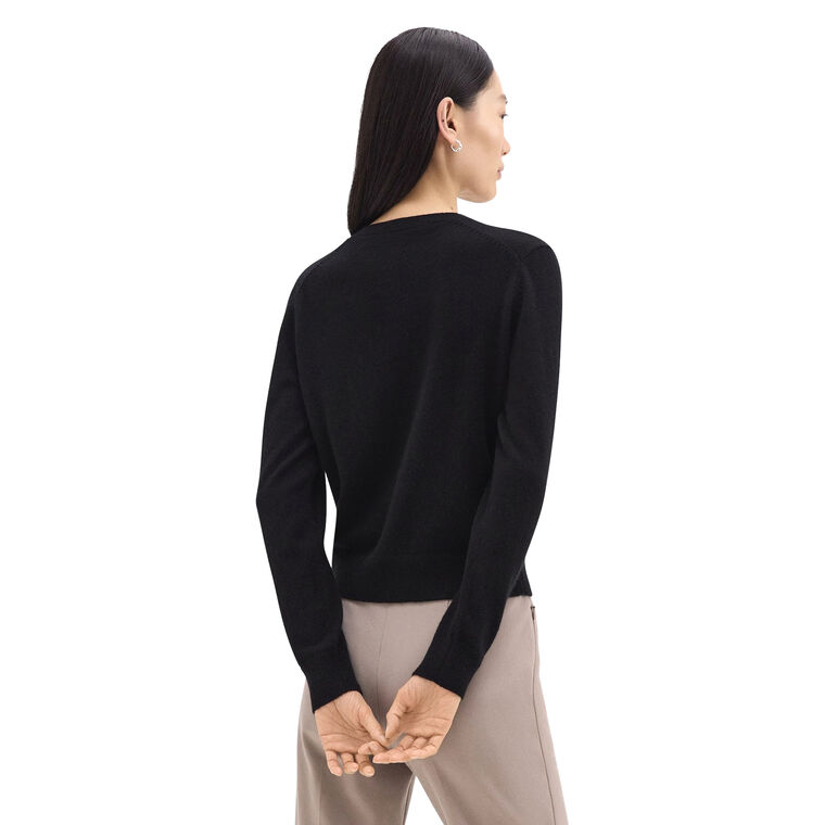 Crewneck Cashmere Cardigan image number null