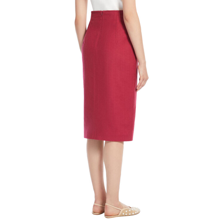 Orbita Cotton Midi Pencil Skirt image number null