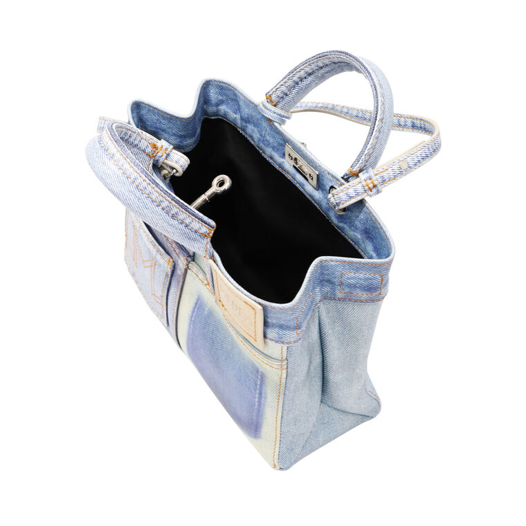 Mini Nina Denim Tote Bag image number null